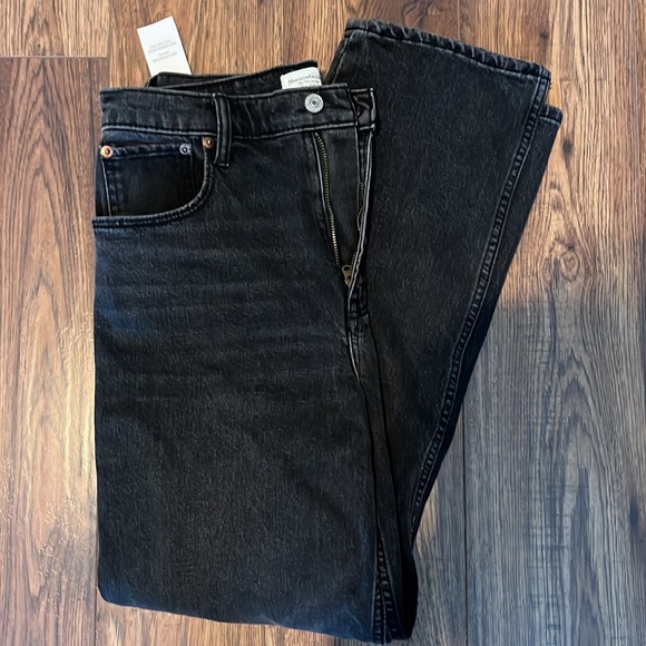 Abercrombie & Fitch Denim - Abercrombie 90s straight high rise